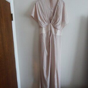 ASOS Designs Bridesmaid Champagne Gown  12